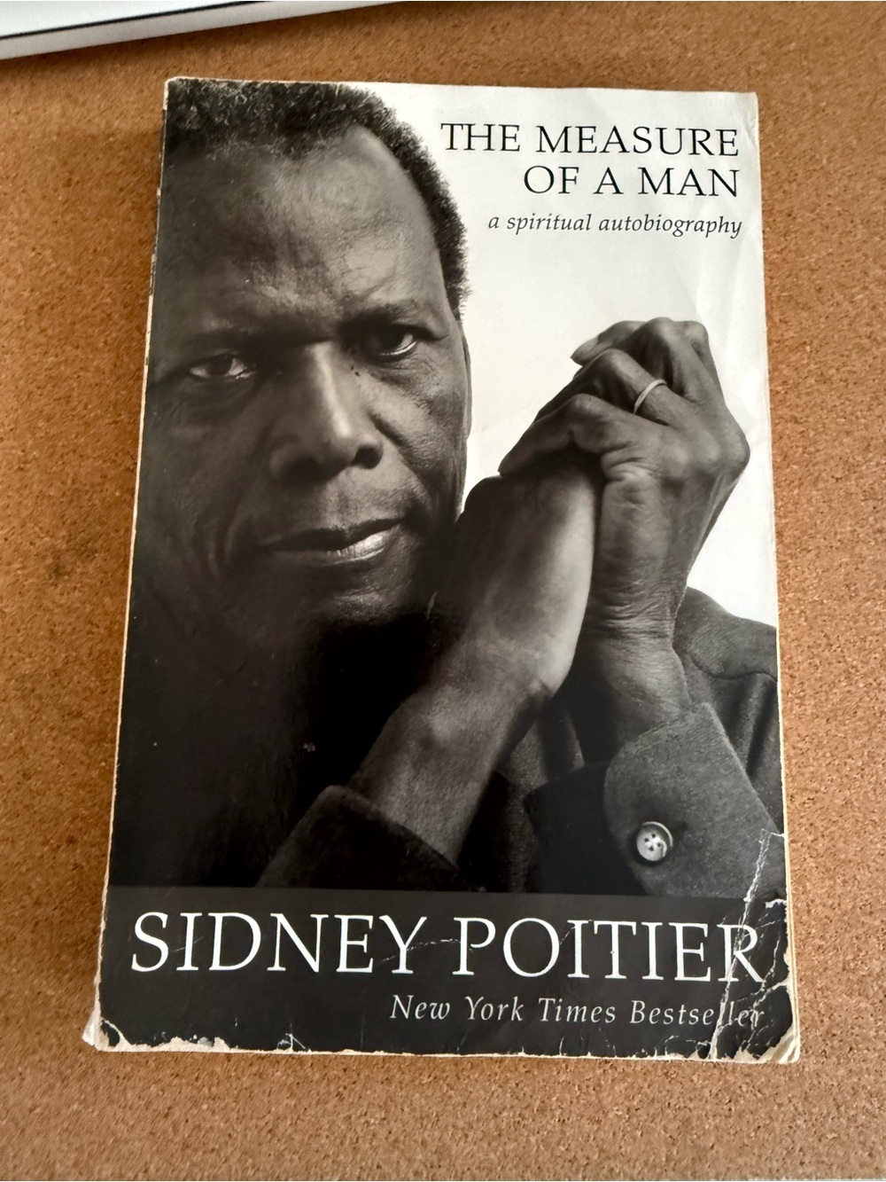 Sidney Poitier "The Measure of a Man" Paperback - Black & White Cover
